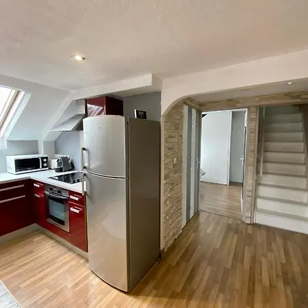 Duplex Au Centre D'aix アパート エクスレバン